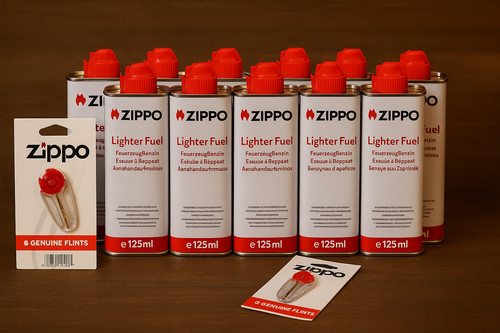 Feuerzeugbenzin zippo set 10x - set,