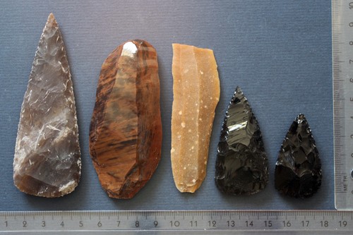Feuerstein silex obsidian - feuerstein,