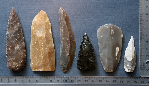 Feuerstein silex obsidian - silex,