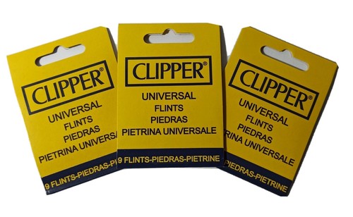 27x clipper flints - flints, feuerstein