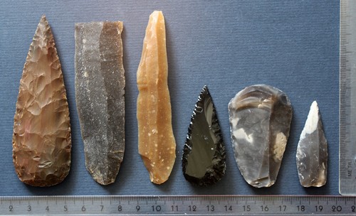 Feuerstein silex obsidian - feuerstein,
